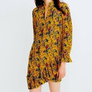 Madewell x Karen walker loretta ruffle dress